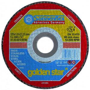 Kotúče rezné SONNENFLEX Golden star AS 46 Q BF-ROF  INOX 115x1,6x22,23          